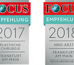 Focus Empfehlung 2017 und 2018